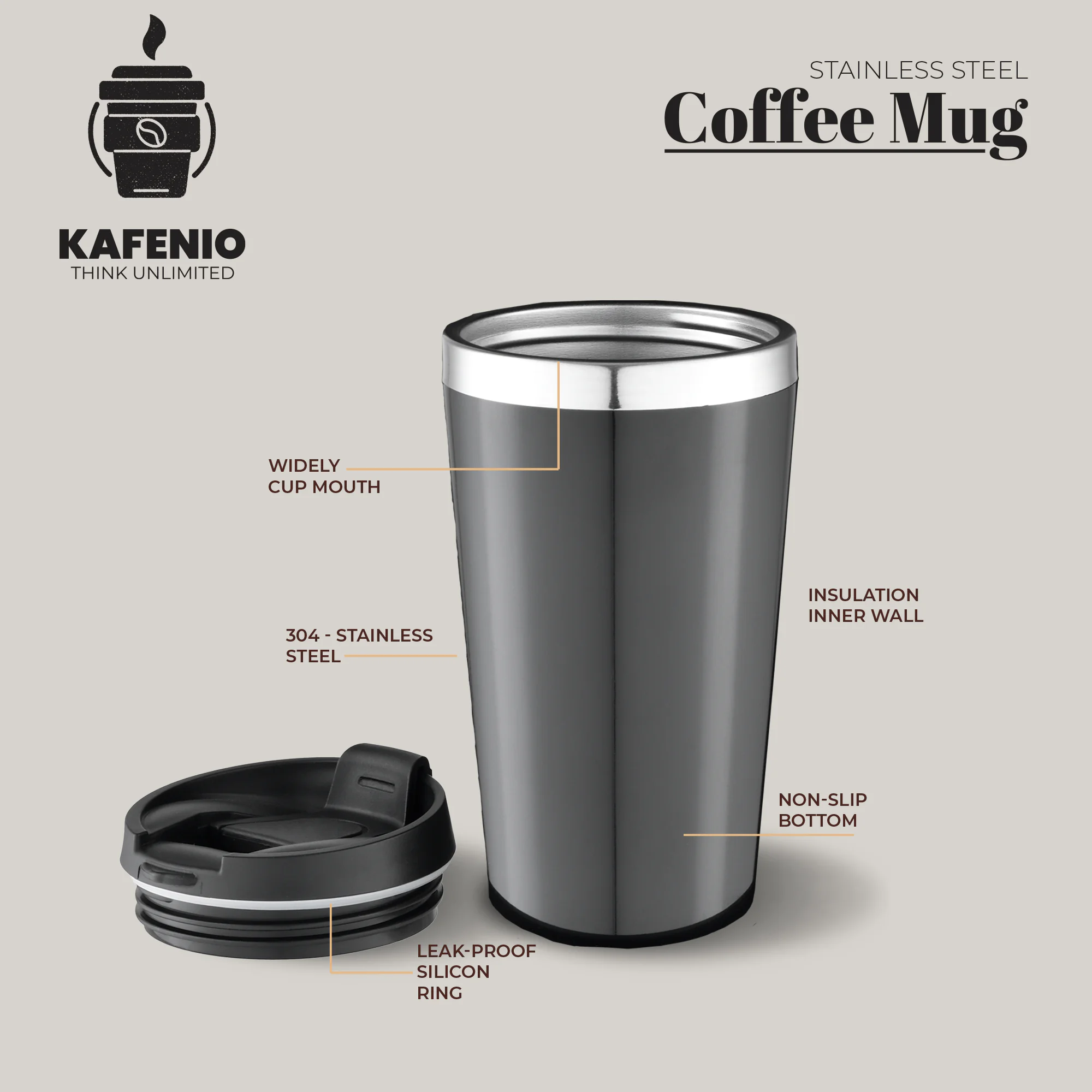 6Degrees Coffee Tumbler - Image 7